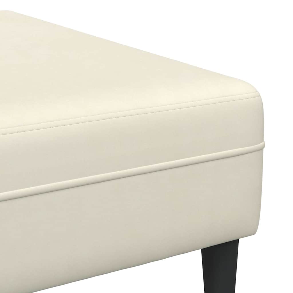 Sofa Set Creme Samt
