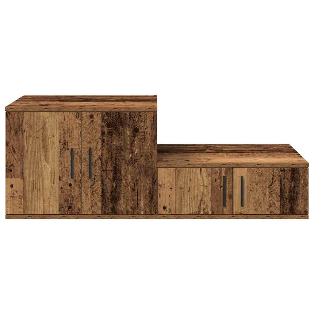 Badschrank Altholz 118 x 41 x 40 cm Holzwerkstoff