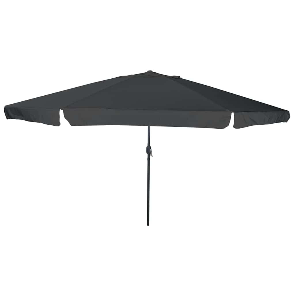 Gartenparasol Anthrazit und Schwarz 395 x 395 x 245 cm
