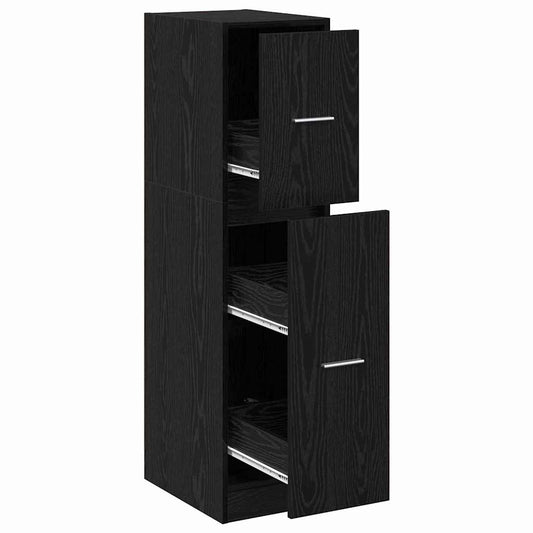 Apothekerschrank Schwarze Eiche 30 x 41 x 118 cm Holzwerkstoff