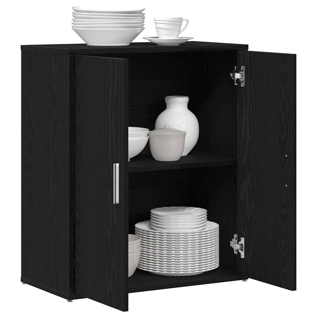 Sideboard Schwarze Eiche 60x31x70 cm Holzwerkstoff
