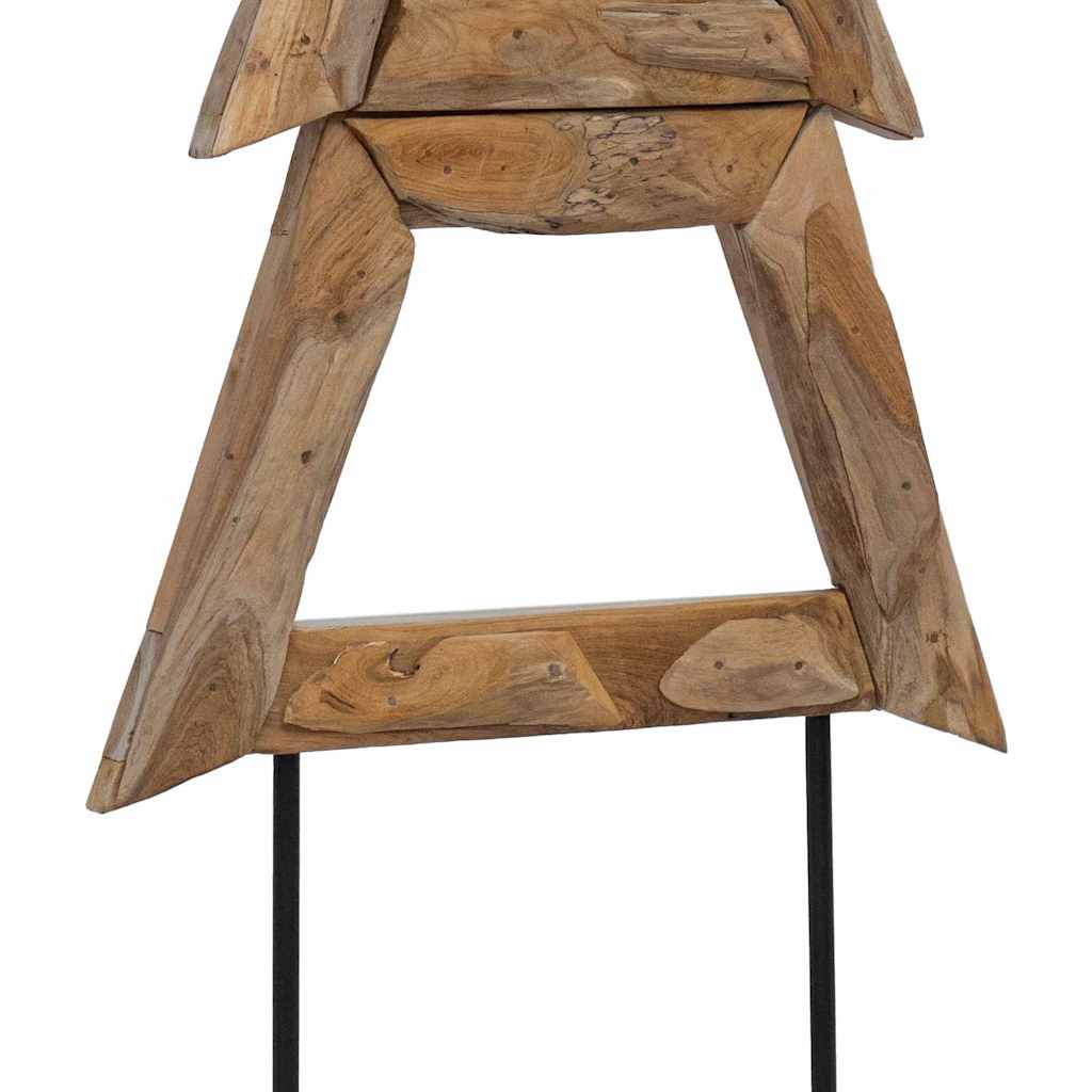 Weihnachtsbaum mit Ständer Braun 150 cm Massivholz Teak