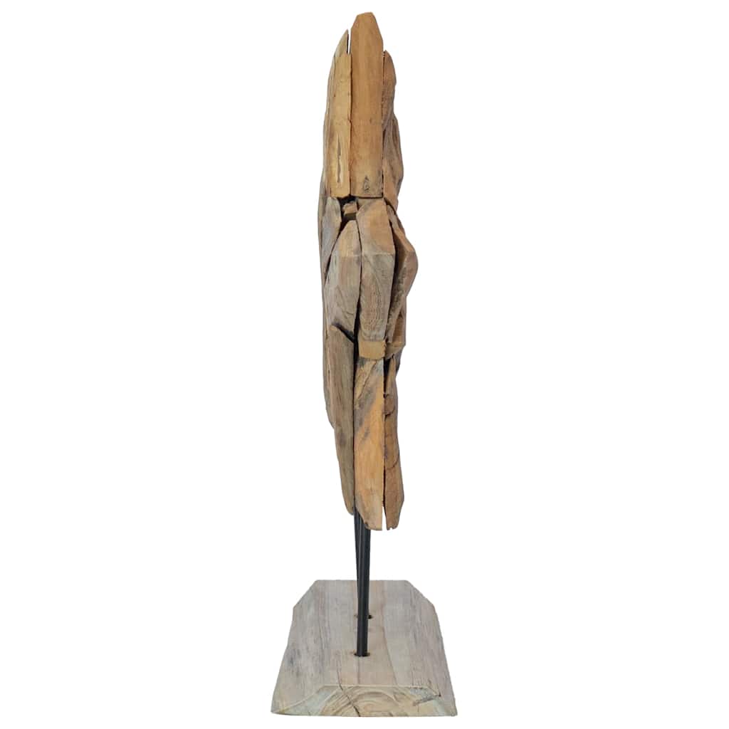 Weihnachtsstern Braun 45 x 5 x 60 cm Massivholz Teak