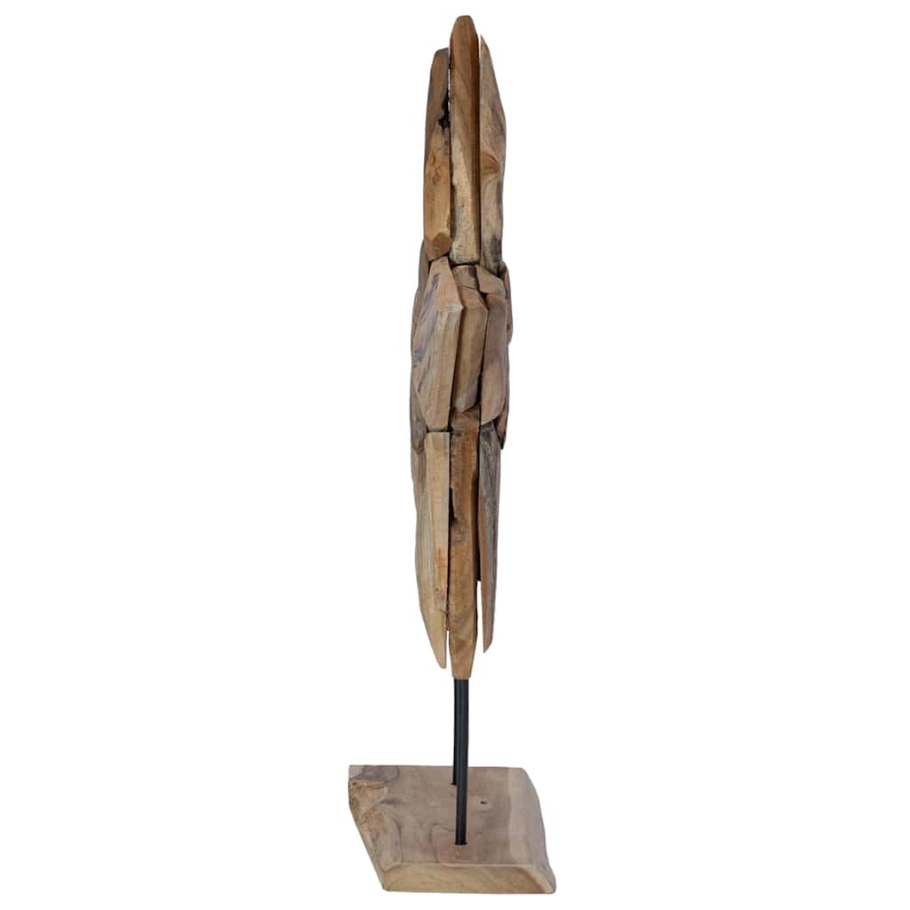 Weihnachtsstern Braun 60 x 5 x 75 cm Massivholz Teak