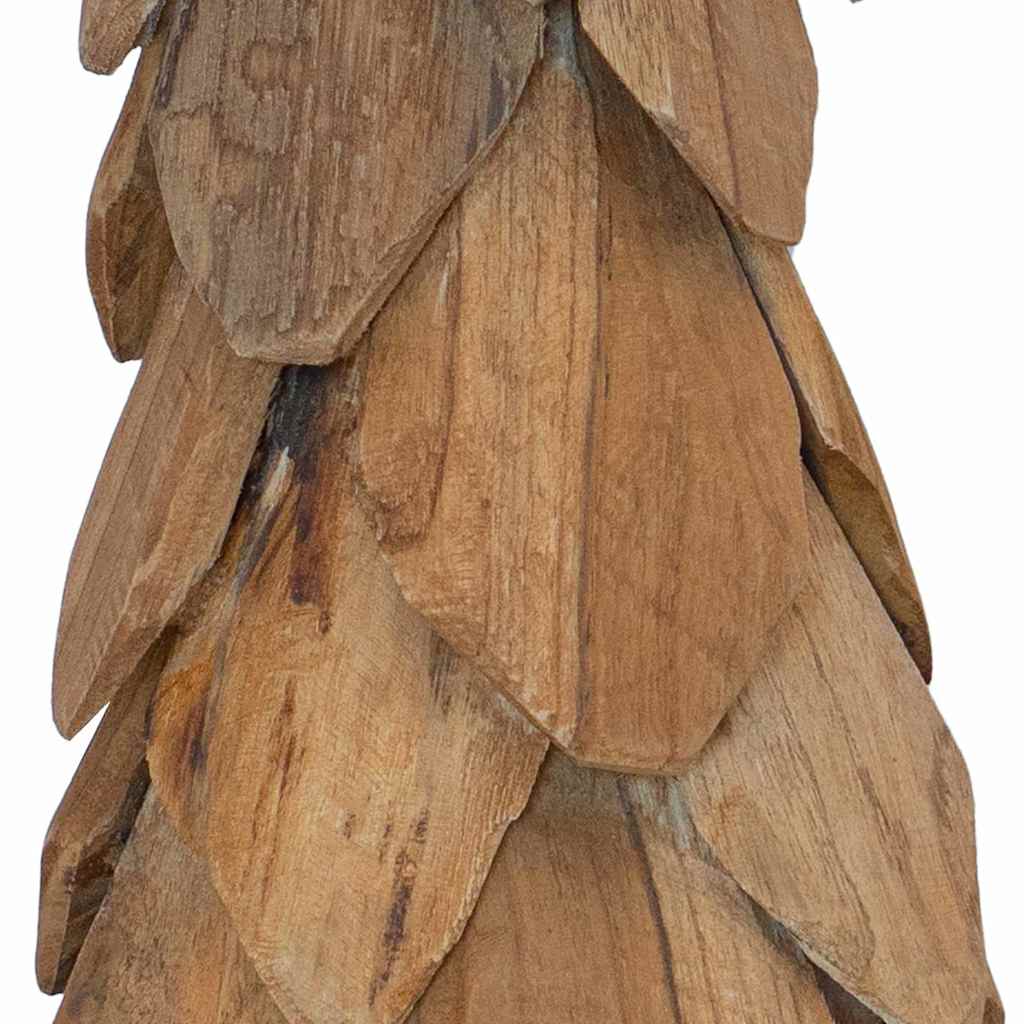 Weihnachtsbaum mit Ständer Braun 50 cm Massivholz Teak