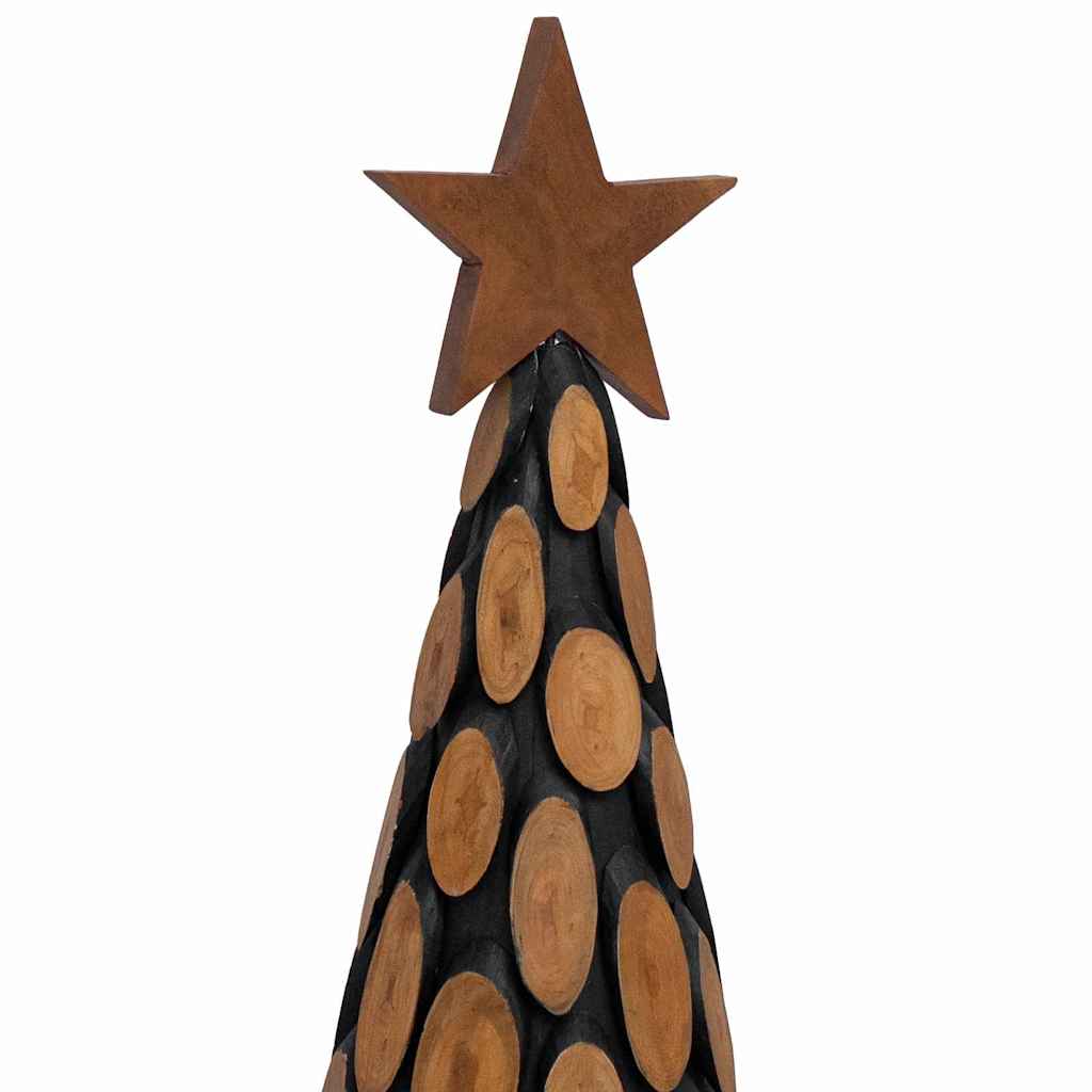 Weihnachtsbaum mit Ständer Braun 150 cm Massivholz Teak