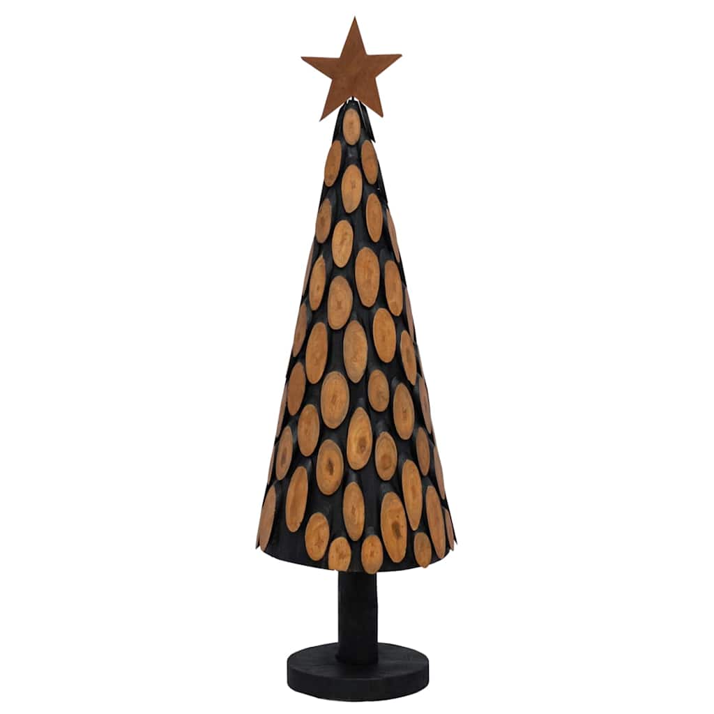 Weihnachtsbaum mit Ständer Braun 150 cm Massivholz Teak