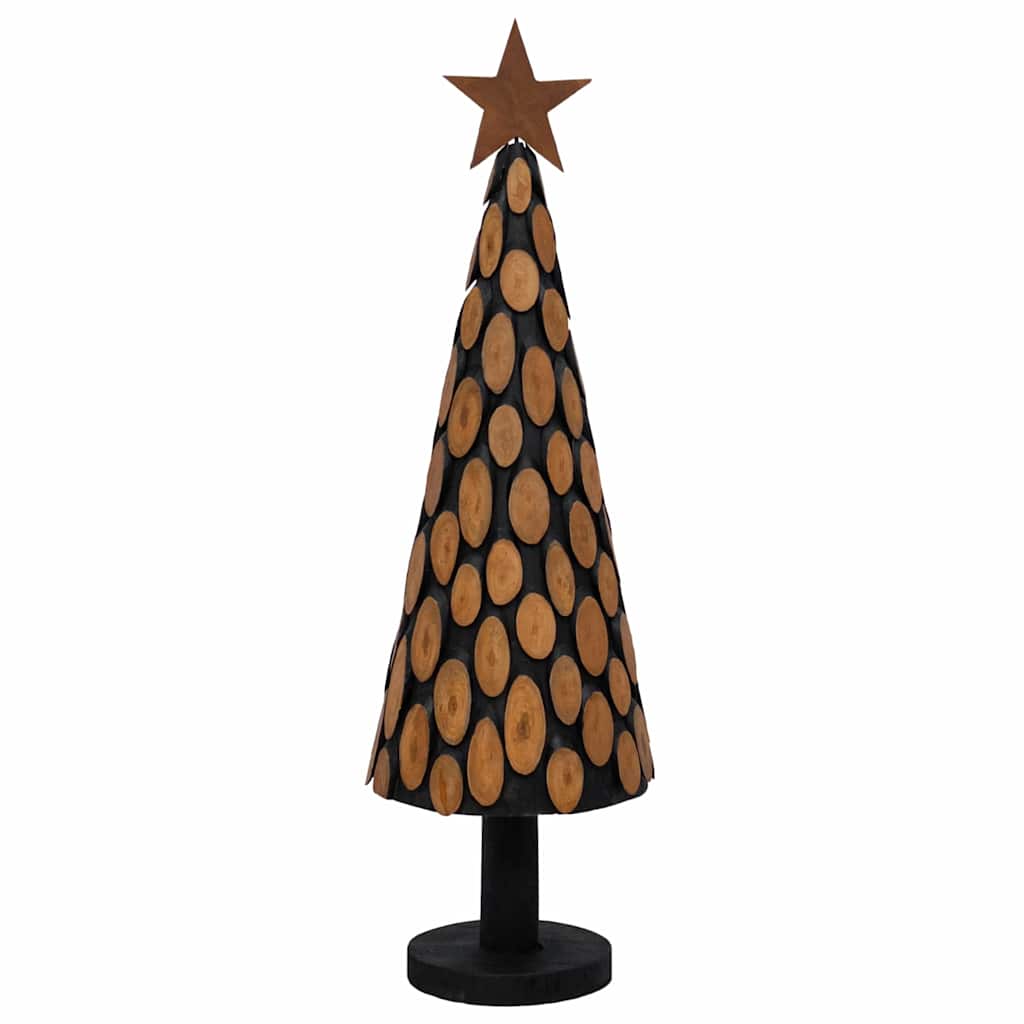Weihnachtsbaum mit Ständer Braun 150 cm Massivholz Teak