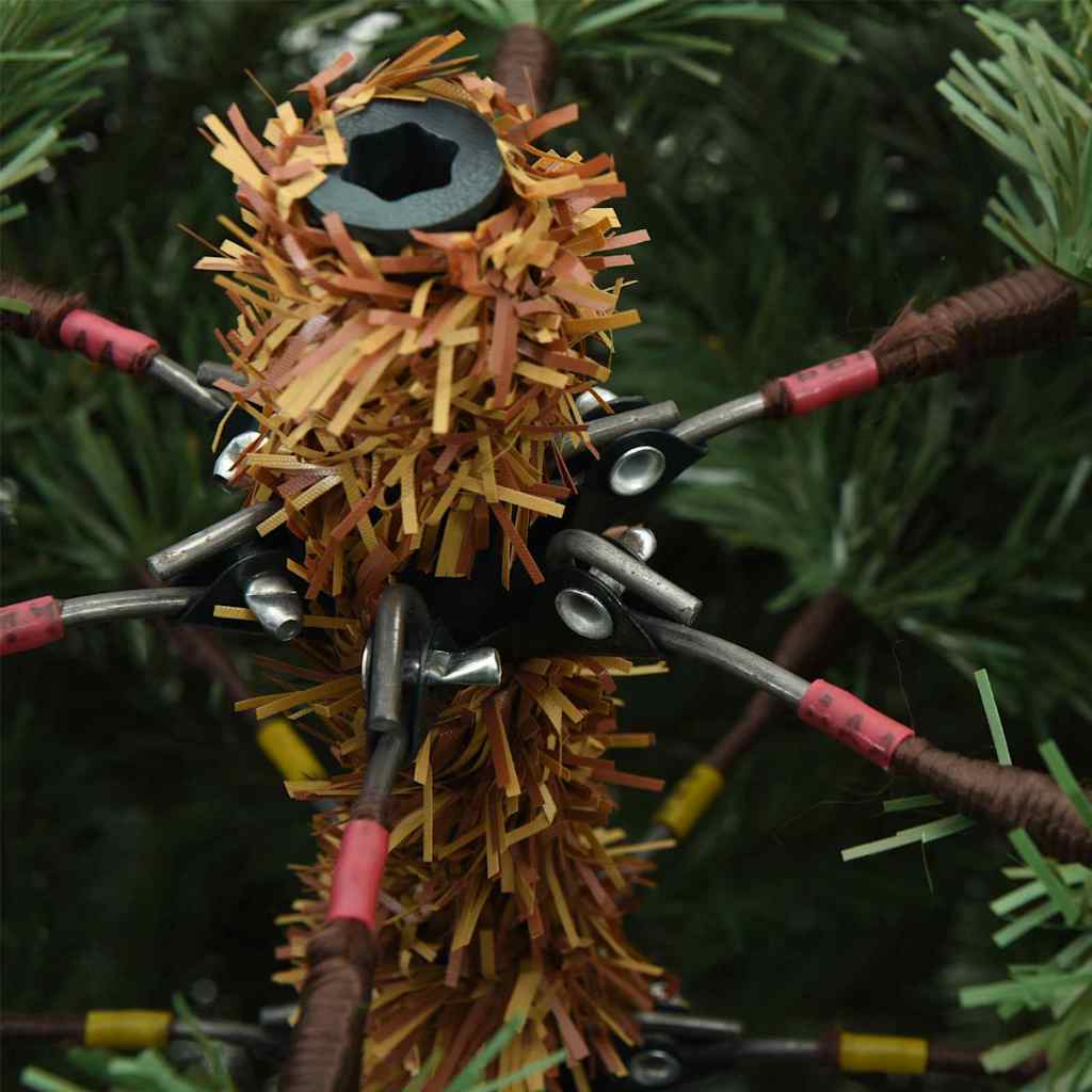 Künstlicher klappbarer Weihnachtsbaum mit Ständer Grün 150 cm