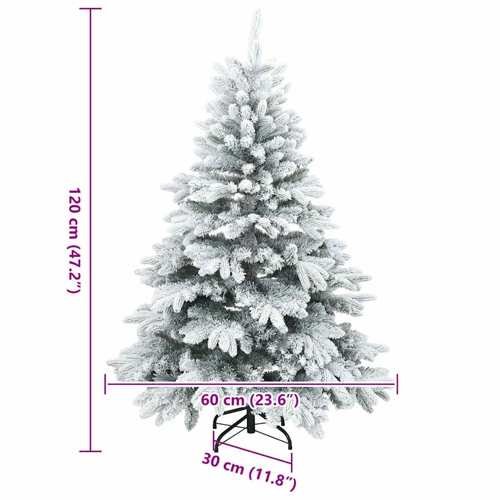 Moderner künstlicher Klapp-Weihnachtsbaum Schnee flocked Weiß