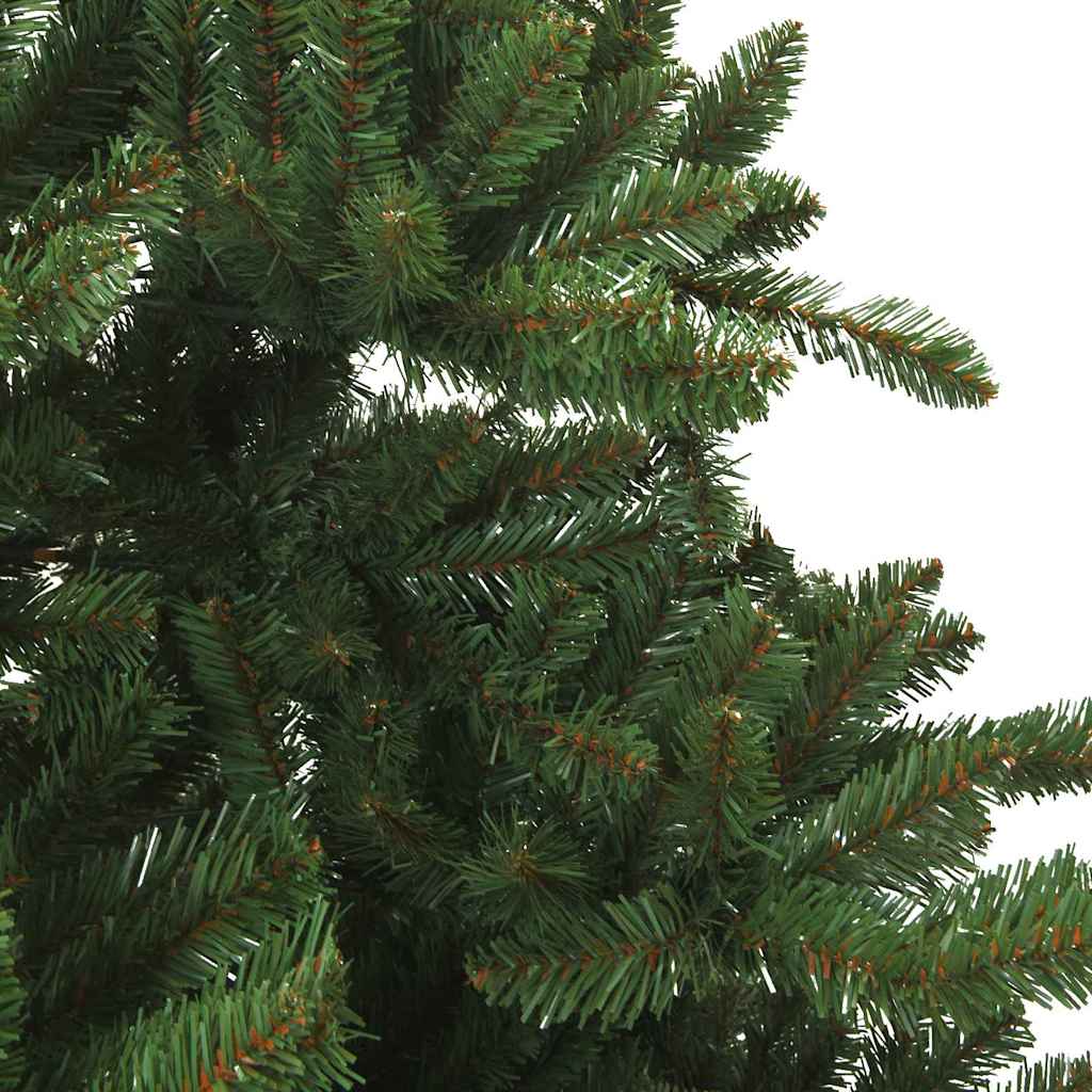 Künstlicher klappbarer Weihnachtsbaum Grün 240 cm PVC, Stahl