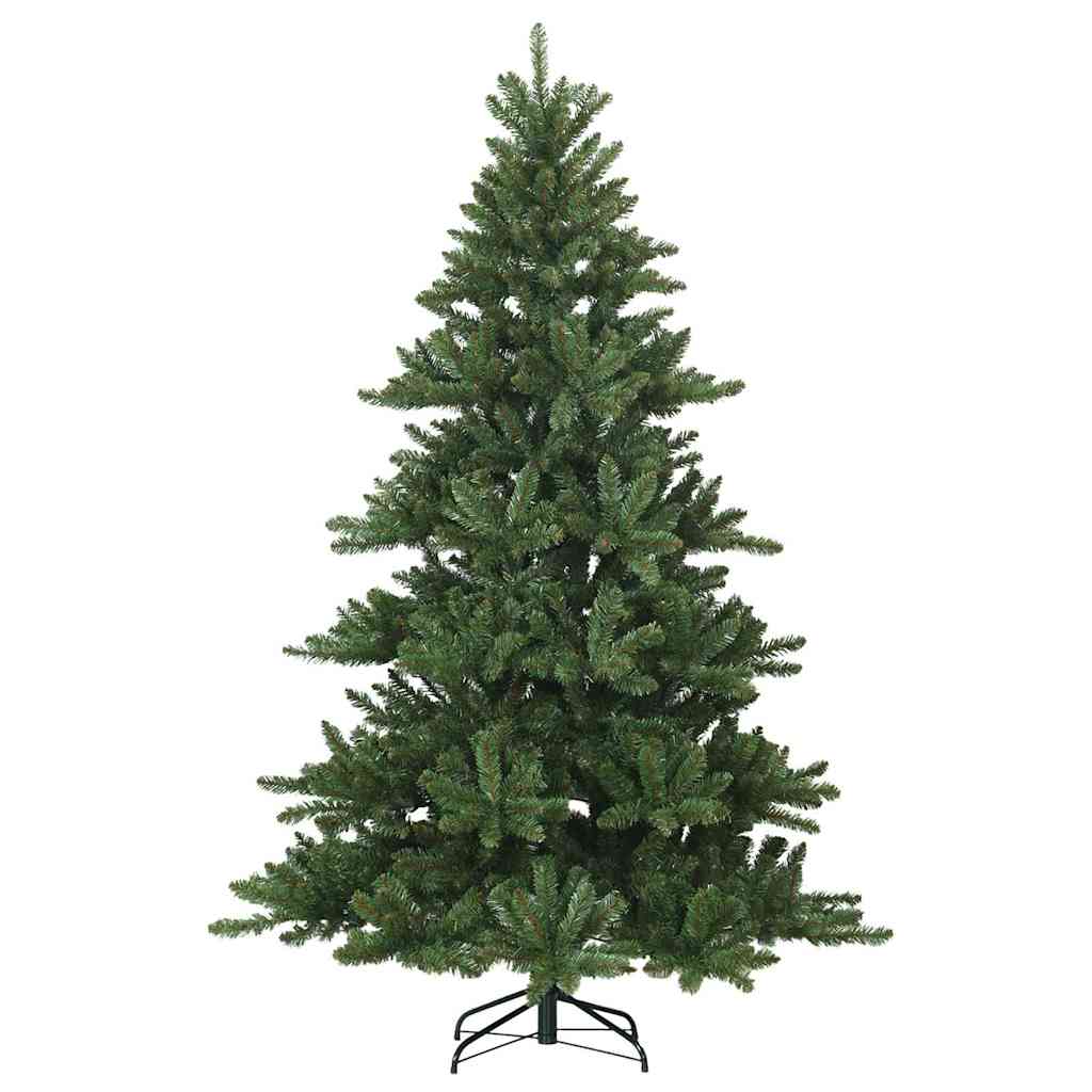 Künstlicher klappbarer Weihnachtsbaum Grün 240 cm PVC, Stahl