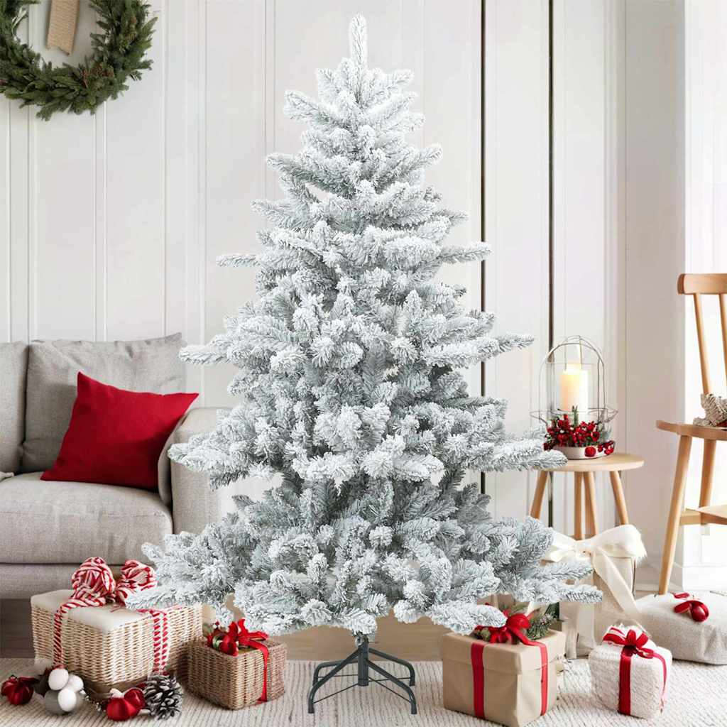 Moderner künstlicher Klapp-Weihnachtsbaum Schnee flocked Weiß