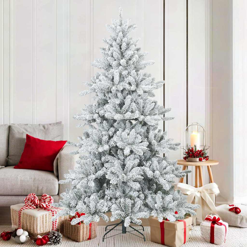 Moderner künstlicher Klapp-Weihnachtsbaum Schnee flocked Weiß