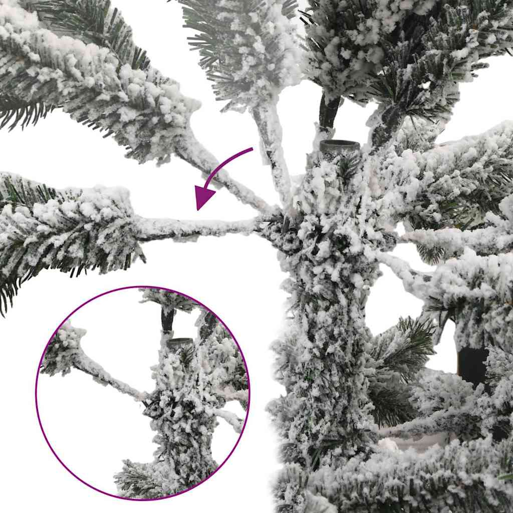 Moderner künstlicher Klapp-Weihnachtsbaum Schnee flocked Weiß
