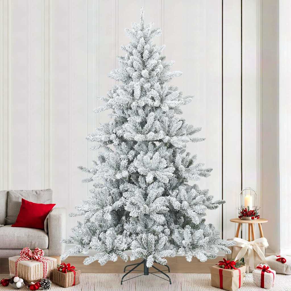 Moderner künstlicher Klapp-Weihnachtsbaum Schnee flocked Weiß