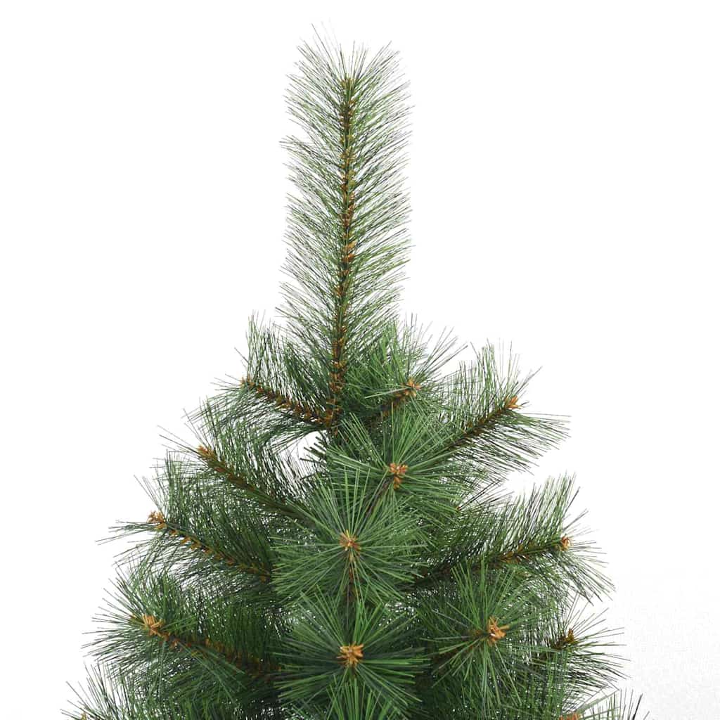 Künstlicher klappbarer Weihnachtsbaum Grün 240 cm PVC, Stahl