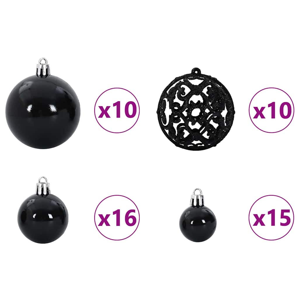 Künstlicher vorbeleuchteter Weihnachtsbaum Rosa 180 cm PVC
