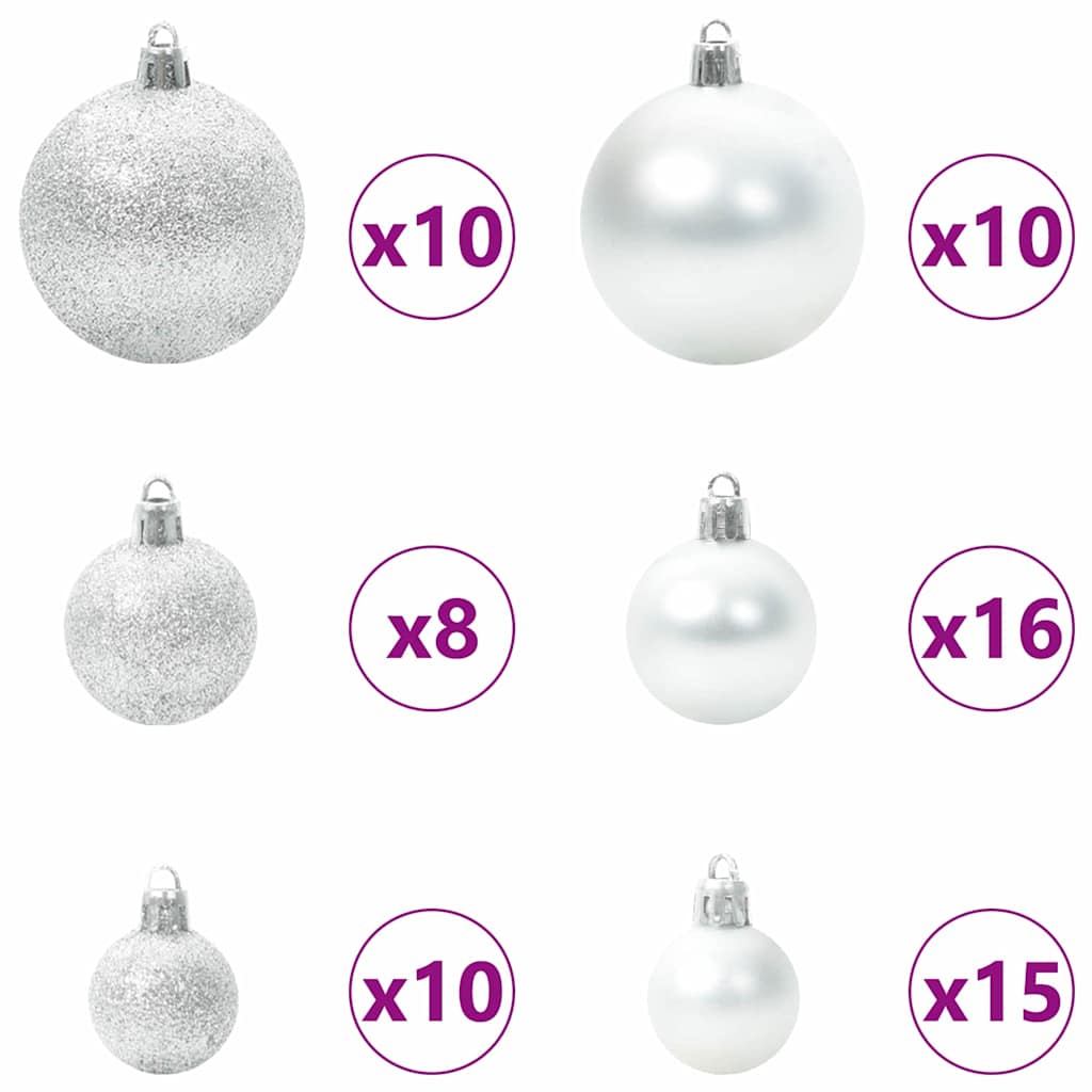 Künstlicher vorbeleuchteter Weihnachtsbaum Rosa 180 cm PVC