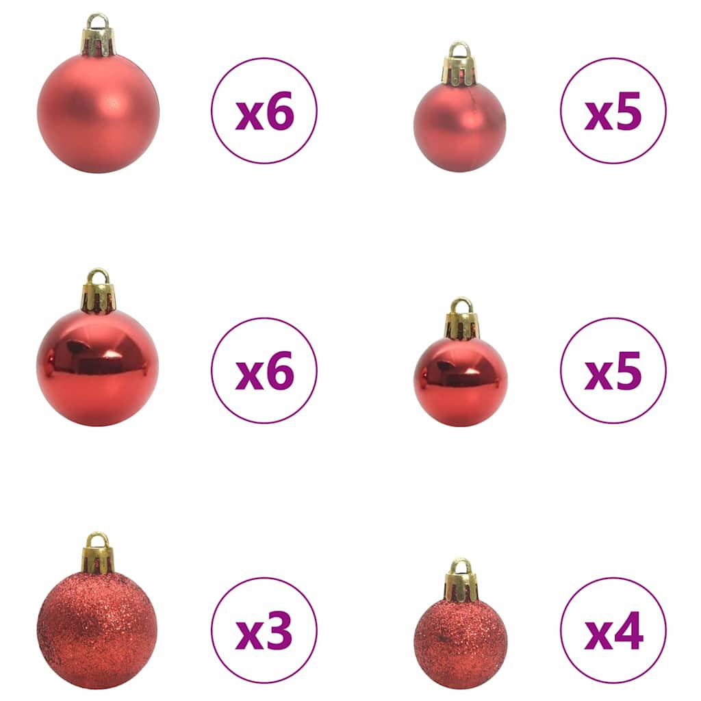 Künstlicher vorbeleuchteter Weihnachtsbaum Rosa 180 cm PVC