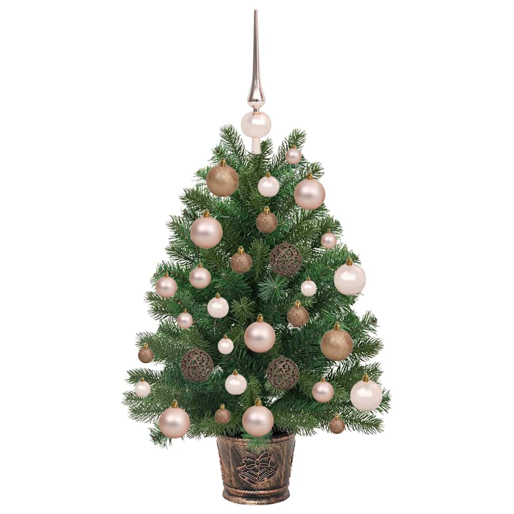 Künstlicher Weihnachtsbaum mit 150 LEDs Grün 65 cm PE und PVC