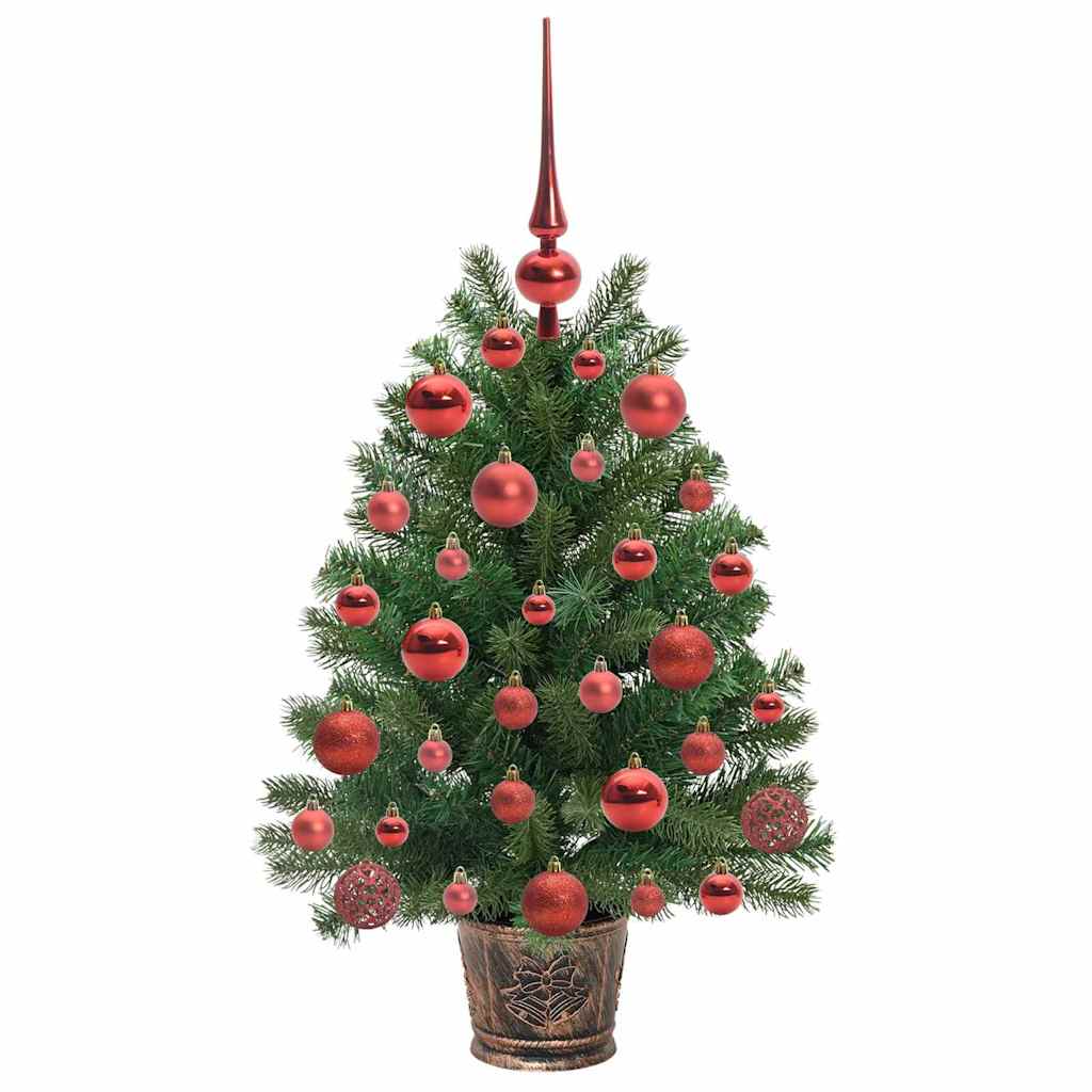 Künstlicher Weihnachtsbaum mit 150 LEDs Grün 75 cm PE und PVC