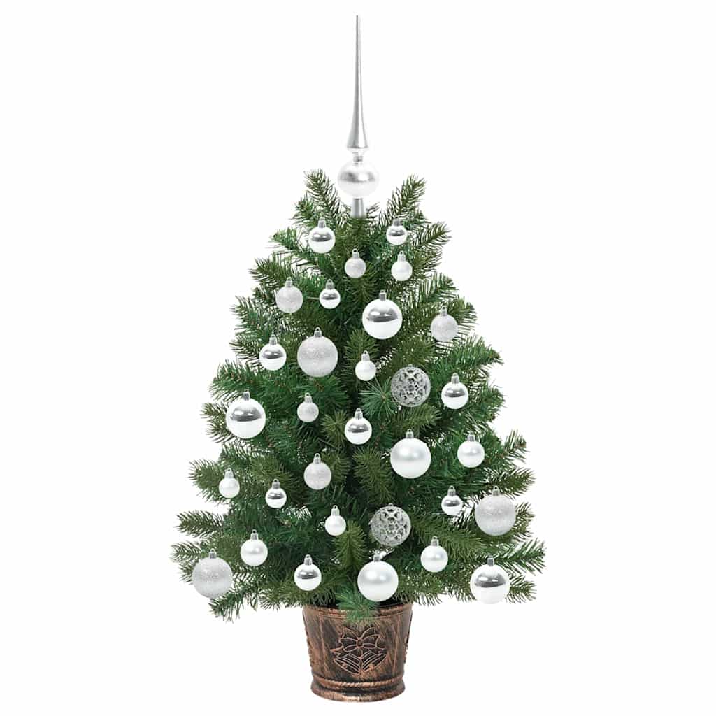 Künstlicher Weihnachtsbaum mit 150 LEDs Grün 75 cm PE und PVC