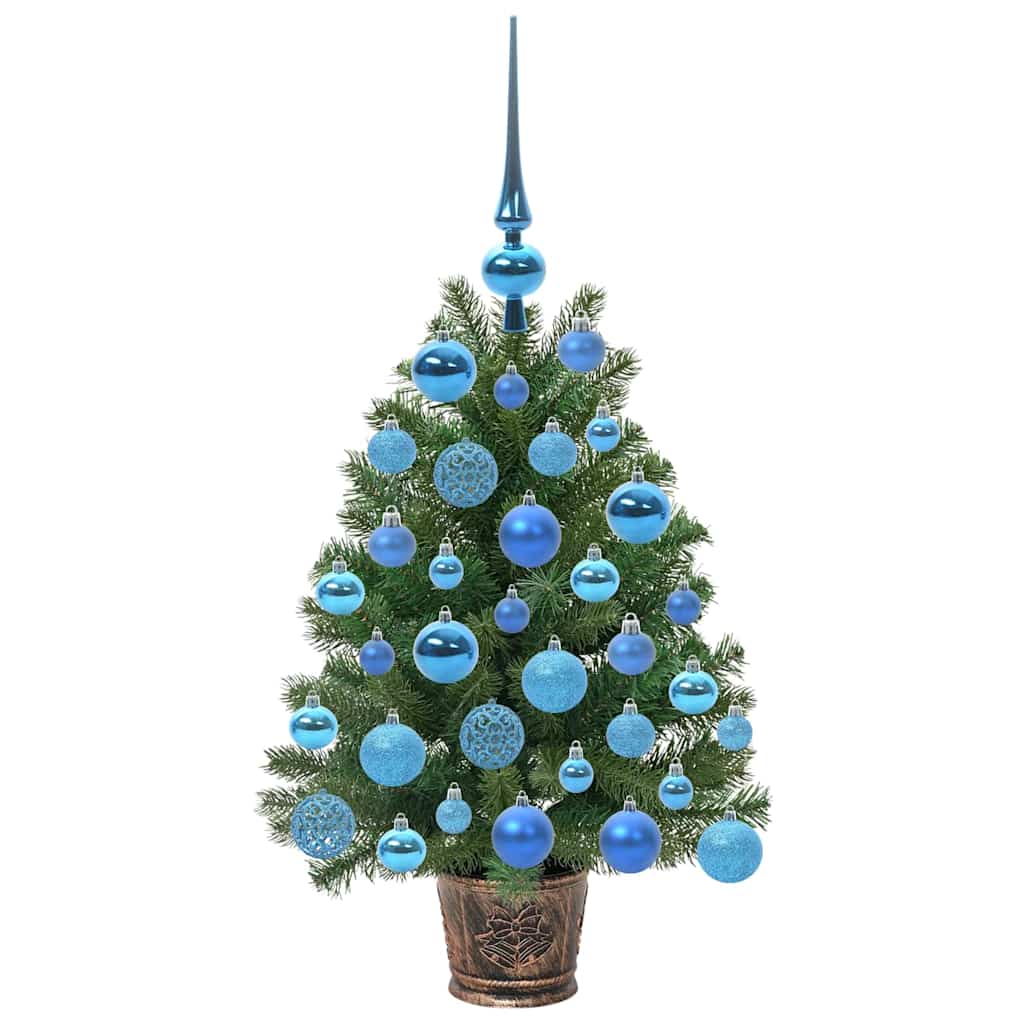 Künstlicher Weihnachtsbaum mit 150 LEDs Grün 75 cm PE und PVC