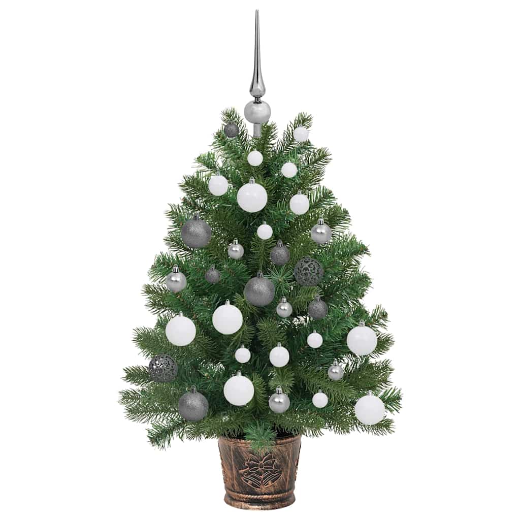 Künstlicher Weihnachtsbaum mit 150 LEDs Grün 95 cm PE und PVC