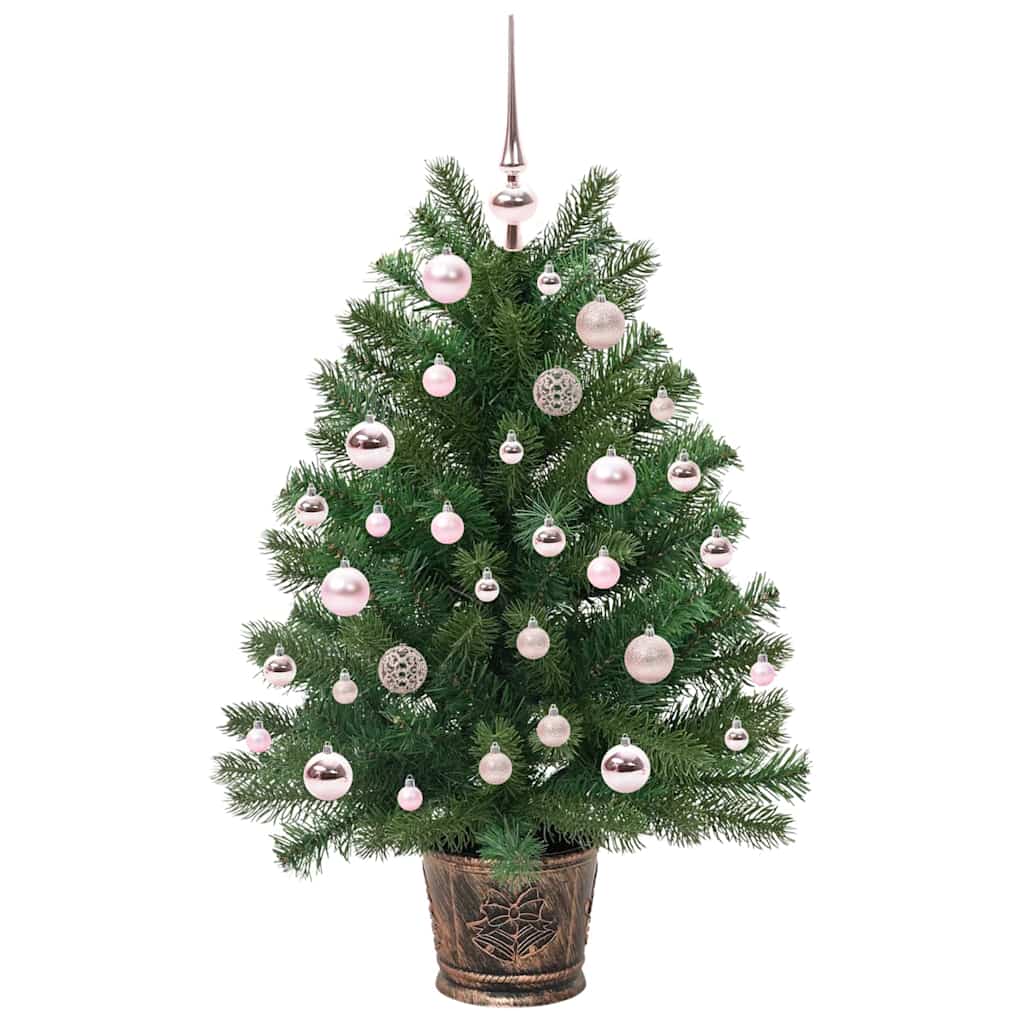 Künstlicher Weihnachtsbaum mit 150 LEDs Grün 95 cm PE und PVC