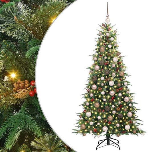 Künstlicher klappbarer Weihnachtsbaum Grün 180 cm PE und PVC