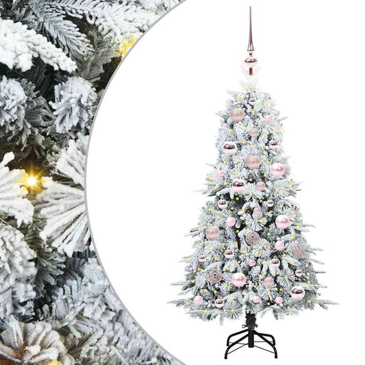 Künstlicher klappbarer Weihnachtsbaum Grün 120 cm PE und PVC