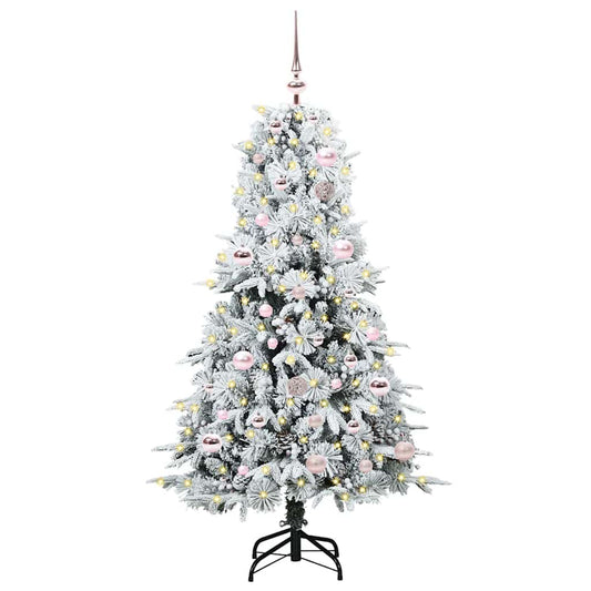 Künstlicher klappbarer Weihnachtsbaum Grün 150 cm PE und PVC