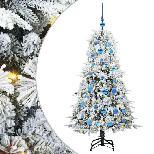Künstlicher klappbarer Weihnachtsbaum Grün 150 cm PE und PVC