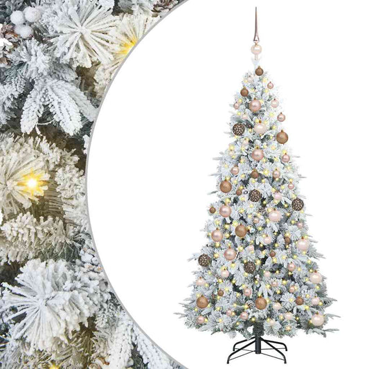 Künstlicher klappbarer Weihnachtsbaum Grün 180 cm PE und PVC