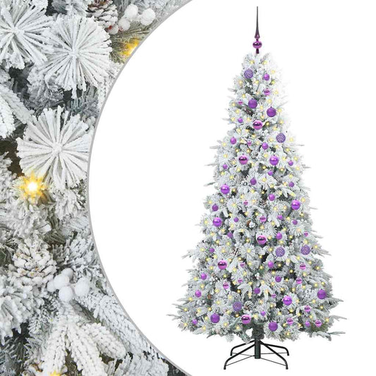Künstlicher klappbarer Weihnachtsbaum Grün 180 cm PE und PVC