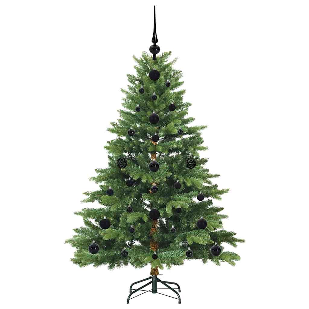 Künstlicher Weihnachtsbaum mit 150 LEDs Grün 120 cm PE und PVC