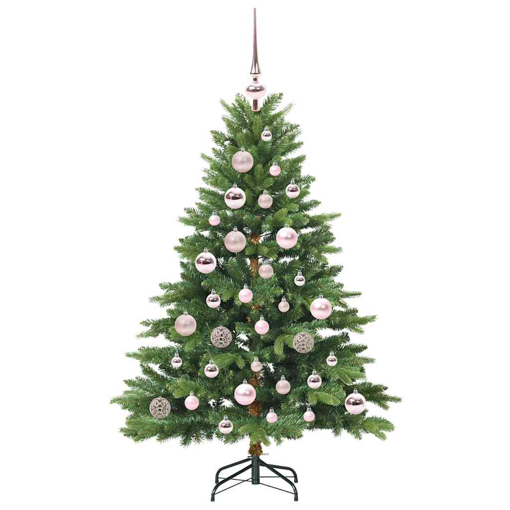 Künstlicher Weihnachtsbaum mit 150 LEDs Grün 120 cm PE und PVC