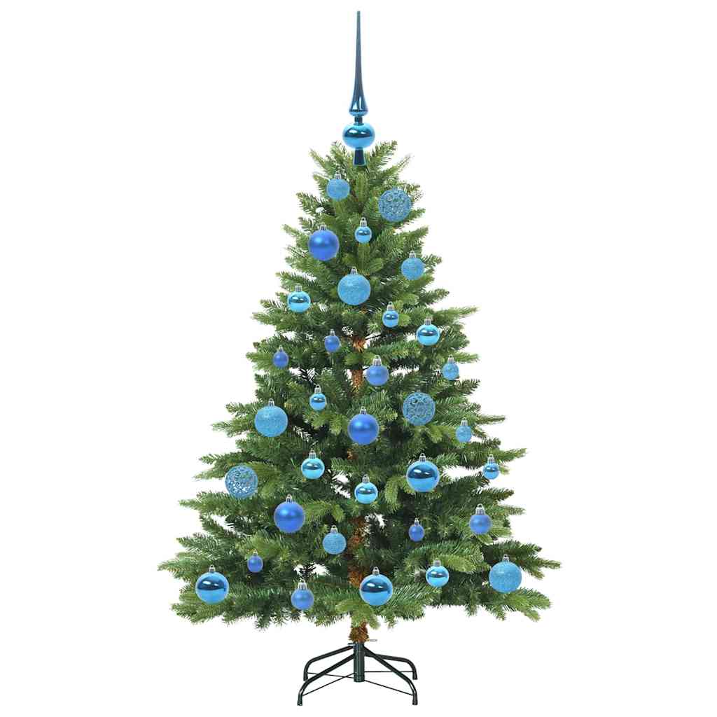 Künstlicher Weihnachtsbaum mit 150 LEDs Grün 120 cm PE und PVC