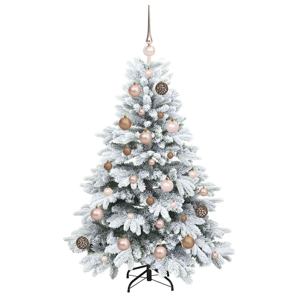 Künstlicher Weihnachtsbaum mit 150 LEDs Grün 120 cm PE und PVC