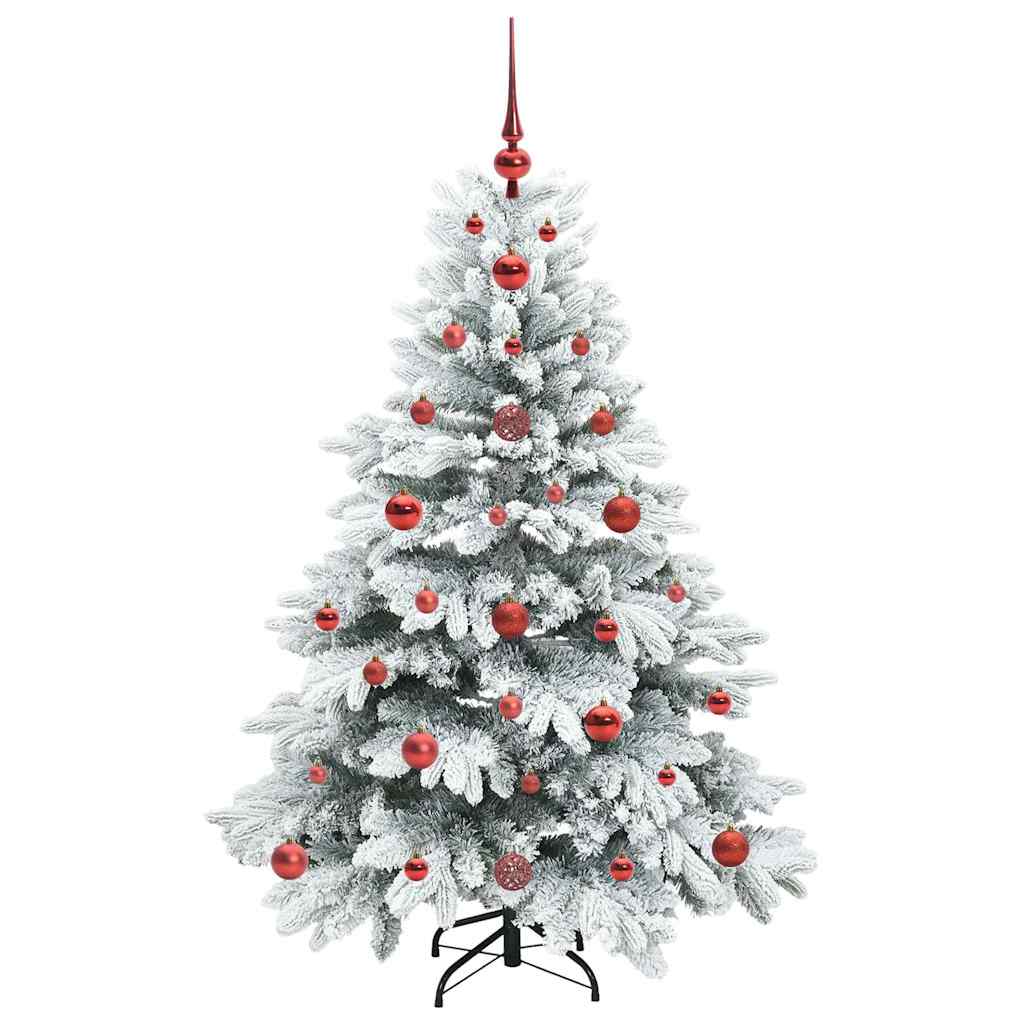 Künstlicher Weihnachtsbaum mit 150 LEDs Grün 120 cm PE und PVC