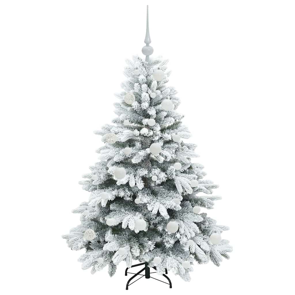 Künstlicher Weihnachtsbaum mit 150 LEDs Grün 120 cm PE und PVC