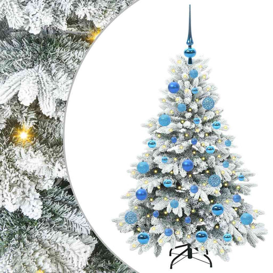 Künstlicher Weihnachtsbaum mit 150 LEDs Grün 120 cm PE und PVC