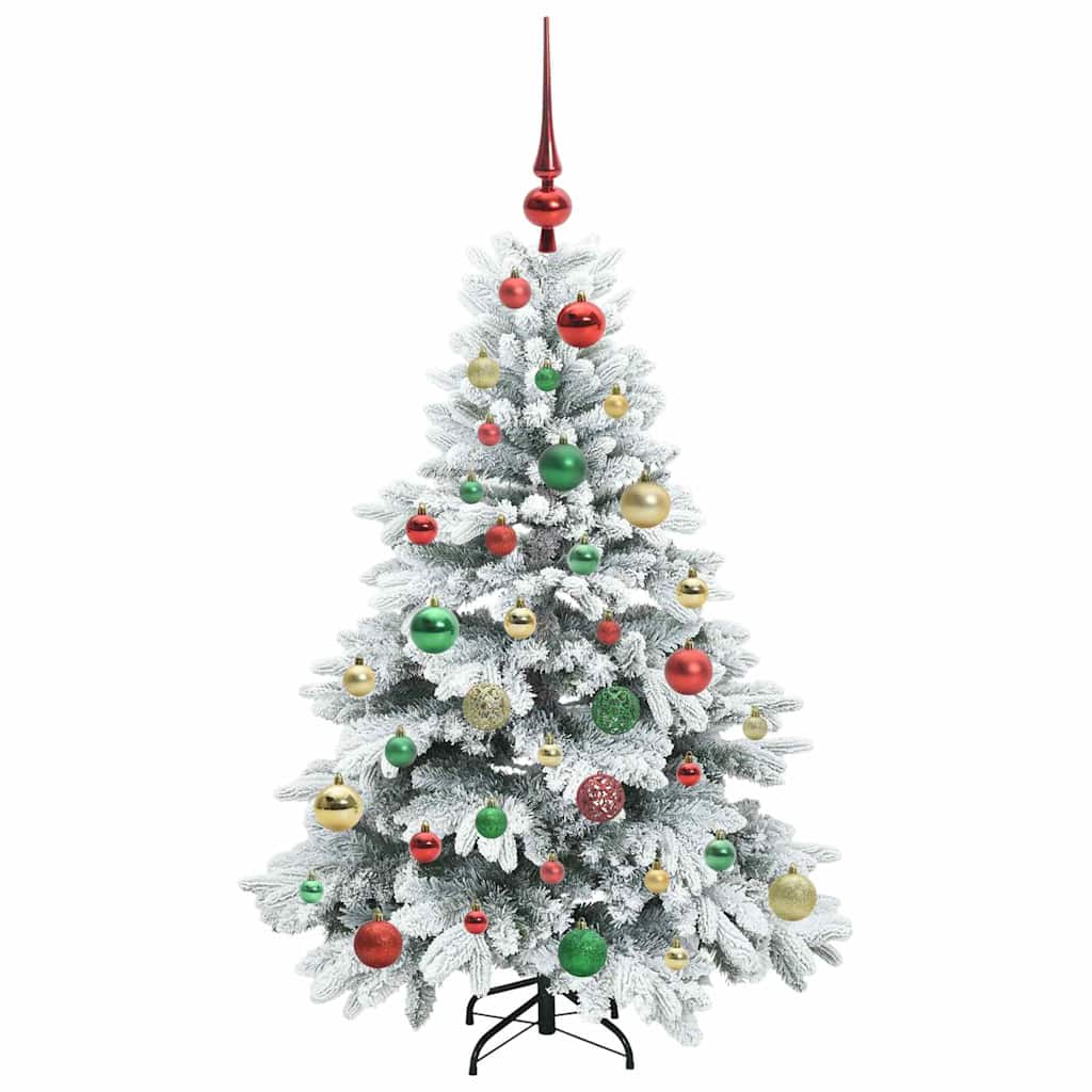 Künstlicher Weihnachtsbaum mit 150 LEDs Grün 120 cm PE und PVC