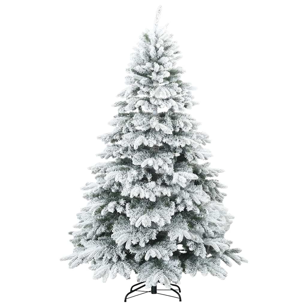 Künstlicher Weihnachtsbaum mit 300 LEDs Grün 240 cm PE und PVC
