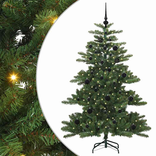 Künstlicher klappbarer Weihnachtsbaum mit 150 LEDs 150 cm PVC