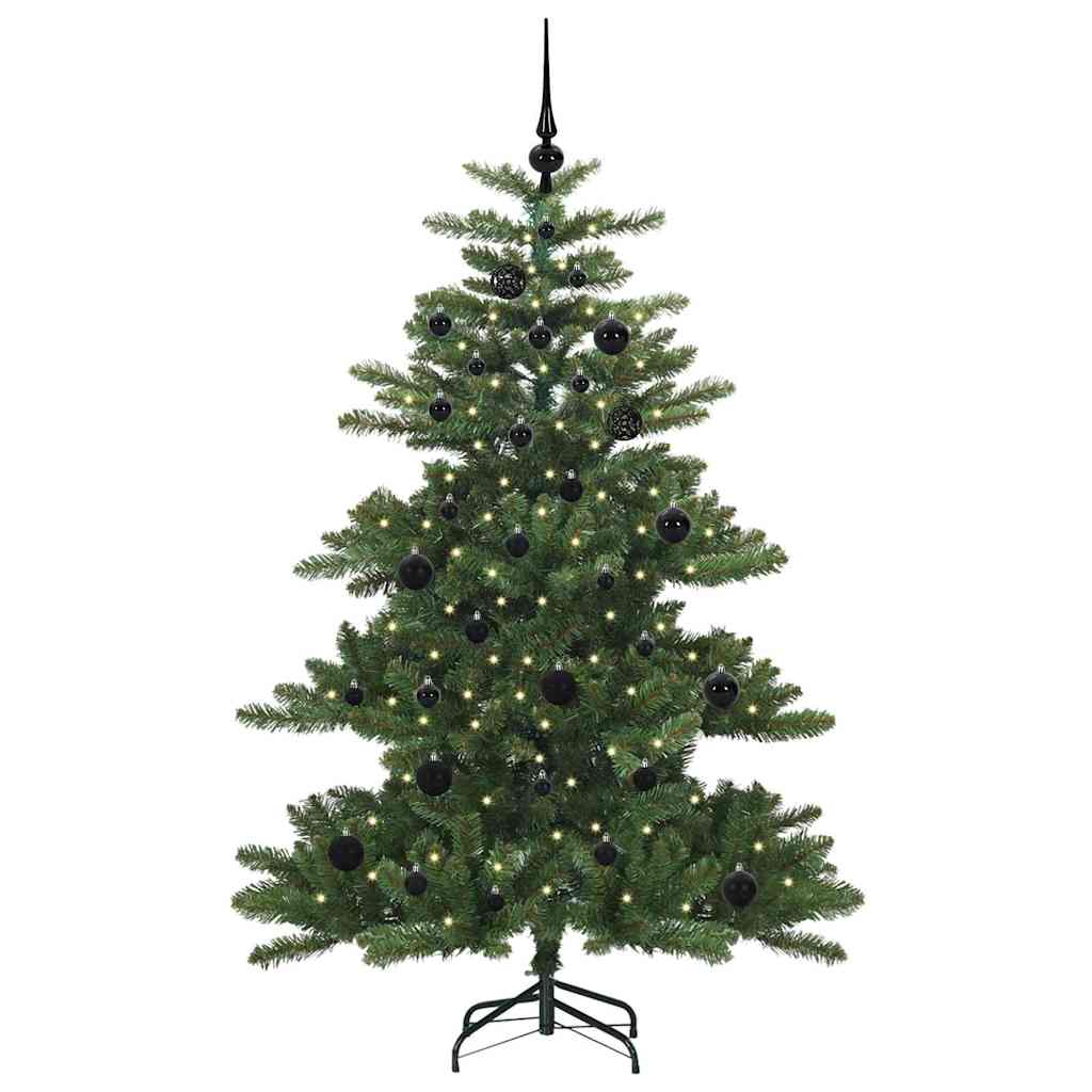 Künstlicher klappbarer Weihnachtsbaum mit 150 LEDs 150 cm PVC