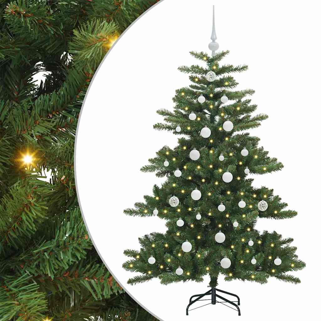 Künstlicher klappbarer Weihnachtsbaum mit 150 LEDs 150 cm PVC