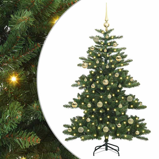 Künstlicher klappbarer Weihnachtsbaum mit 150 LEDs 150 cm PVC