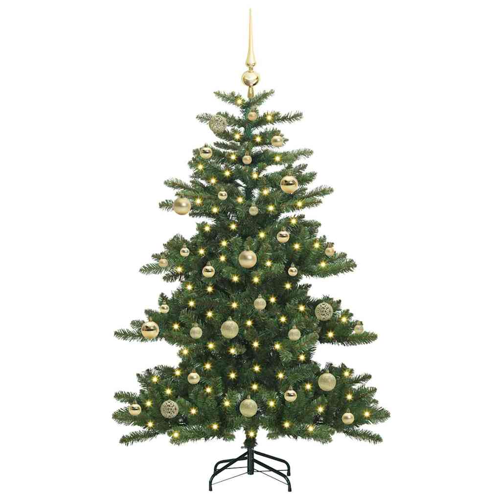 Künstlicher klappbarer Weihnachtsbaum mit 150 LEDs 150 cm PVC